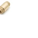 En robust kontraventil i messing med 1/2" x 1/2" gevind til vandsystemer og vandfiltre.