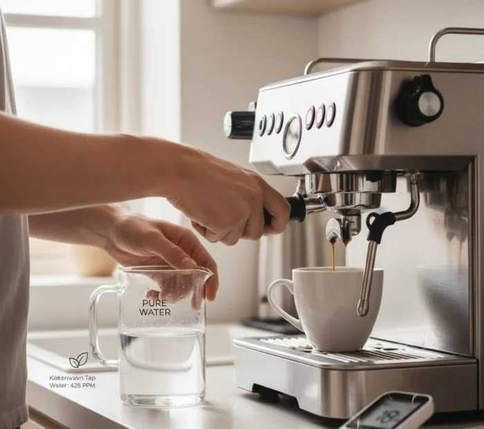 Kaffemaskine med omvendt osmose