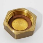Slutmuffe messing 3/4"