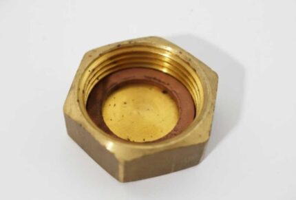 Slutmuffe messing 3/4"
