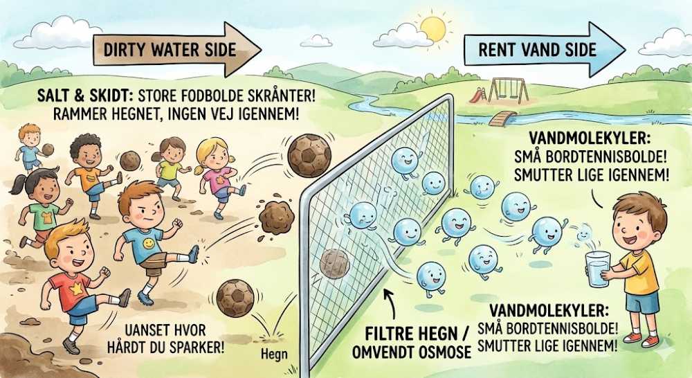 Omvendt osmose for skoleelever