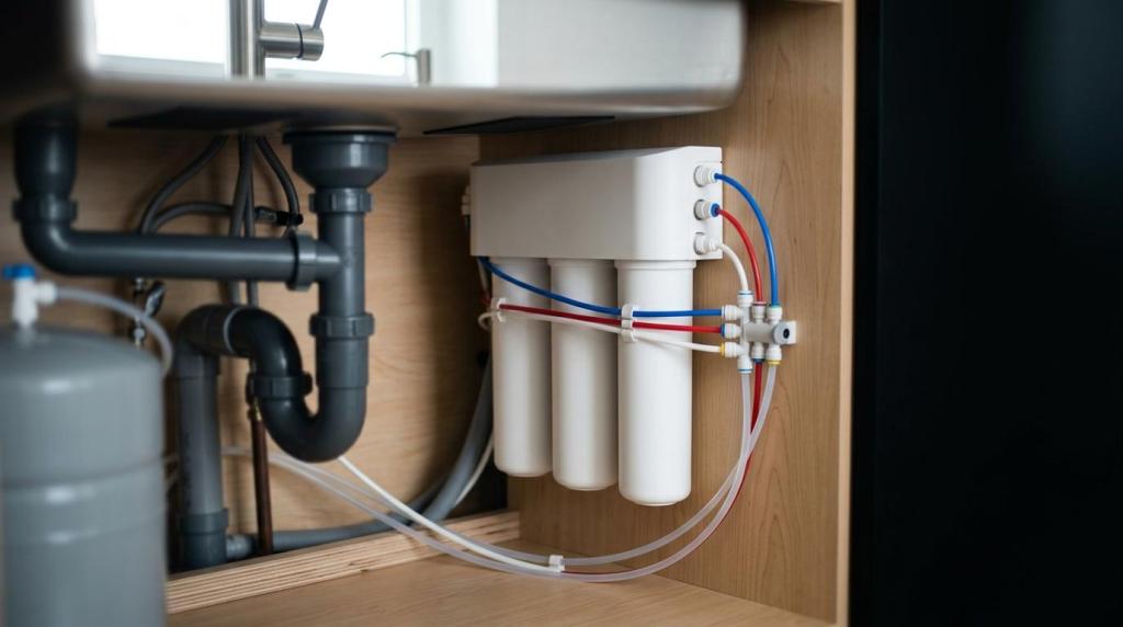 vandfilter installation
